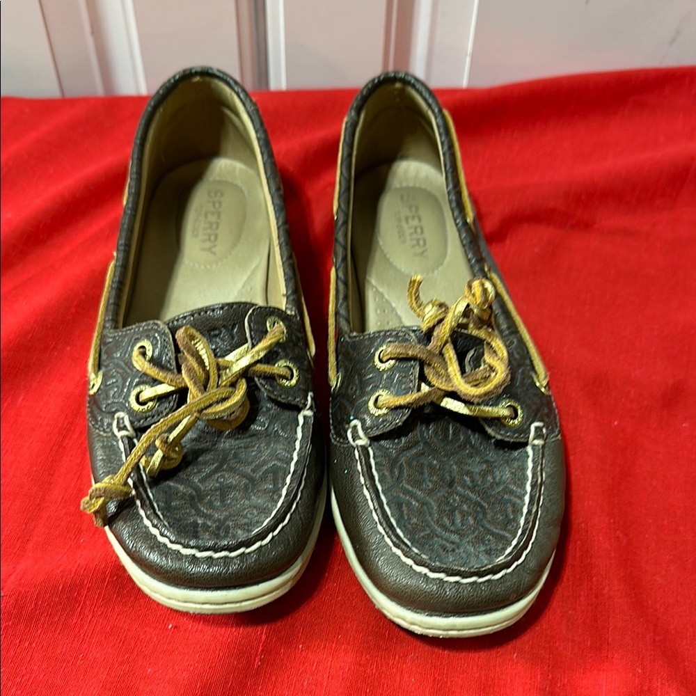 Brown Sperry Loafers Flats